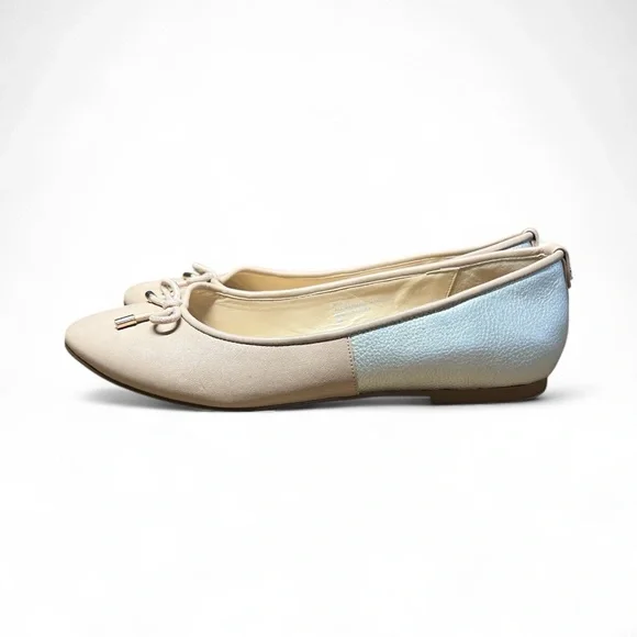 Crown & Ivy nude and Silver flats: size 9M - Picture 4 of 8